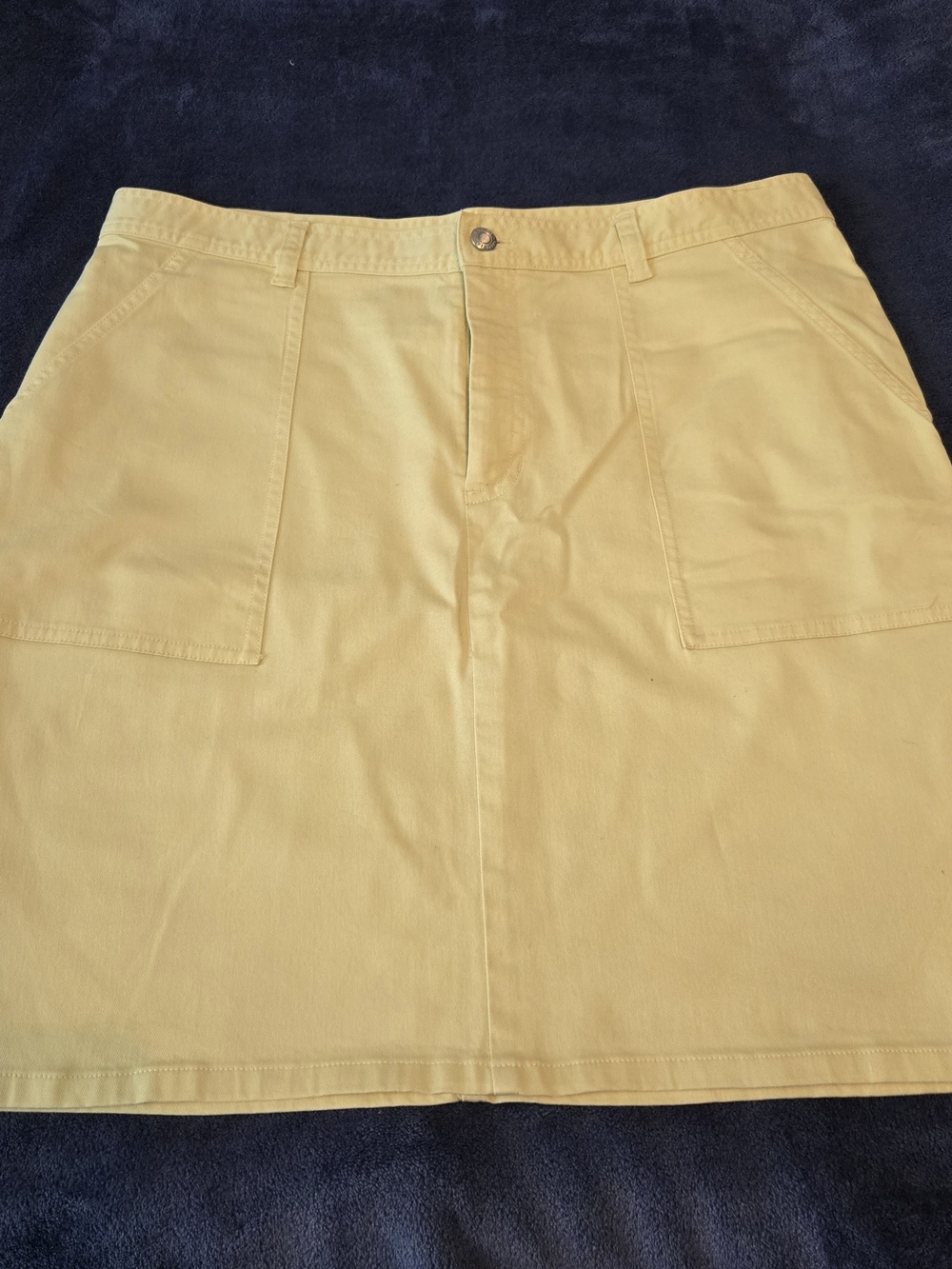 Ralph Lauren Light Yellow Cotton Skirt